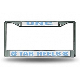 POWERDECAL License Plate Frame - UNC Tar Heels Name Zinc - FC130102