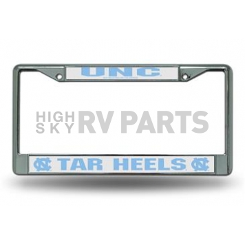 POWERDECAL License Plate Frame - UNC Tar Heels Name Zinc - FC130102