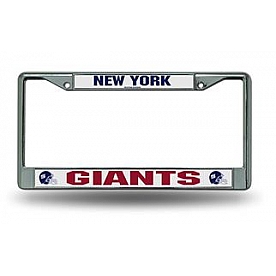 POWERDECAL License Plate Frame - New York Giants Plastic - FC1403