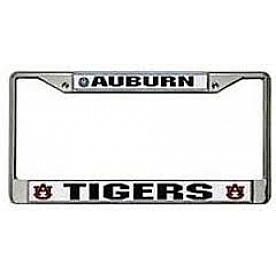 POWERDECAL License Plate Frame - Auburn Tigers Zinc - FC150204