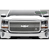 T-Rex Truck Products Grille Insert - Mesh Rectangular Polished Stainless Steel - 6711300