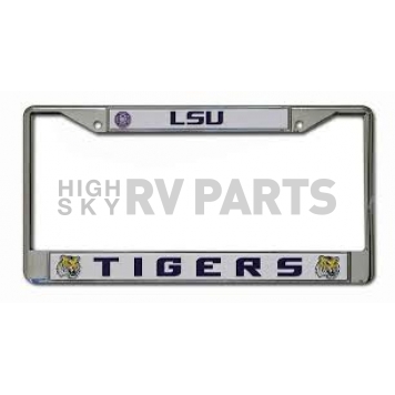 POWERDECAL License Plate Frame - LSU Tigers Name Zinc - FC170102