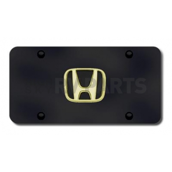 Automotive Gold License Plate - Honda Logo Stainless Steel - HONPB