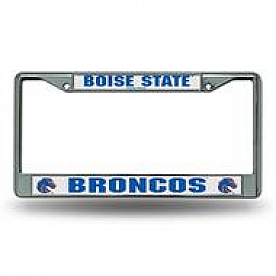 POWERDECAL License Plate Frame - Boise State Broncos Name And Logo Zinc - FC490703