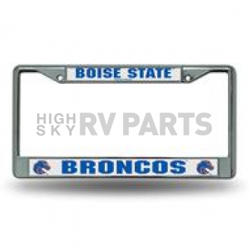 POWERDECAL License Plate Frame - Boise State Broncos Name And Logo Zinc - FC490703