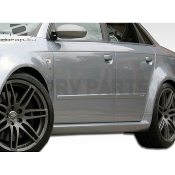 Extreme Dimensions Side Skirt - Primered Fiberglass Reinforced Plastic Black Set of 2 - 105318-3