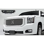 T-Rex Truck Products Grille Insert - Mesh Rectangular Polished Stainless Steel - 6711690
