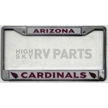 POWERDECAL License Plate Frame - Arizona Cardinals Name And Logo Zinc - FC3602