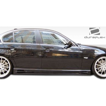 Extreme Dimensions Side Skirt - Primered Fiberglass Reinforced Plastic Black Set of 2 - 105351