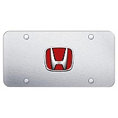 Automotive Gold License Plate - Honda Stainless Steel - HONRCS