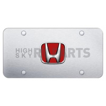 Automotive Gold License Plate - Honda Stainless Steel - HONRCS