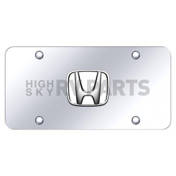 Automotive Gold License Plate - Honda Stainless Steel - HONWCC