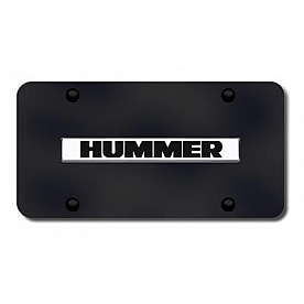 Automotive Gold License Plate - Hummer Stainless Steel - HUMNCB