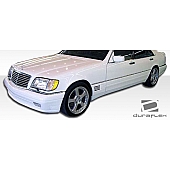 Extreme Dimensions Side Skirt - Primered Fiberglass Reinforced Plastic Black Set of 2 - 105094