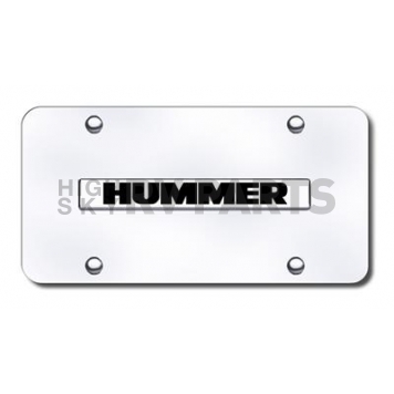 Automotive Gold License Plate - Hummer Stainless Steel - HUMNCC