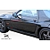 Extreme Dimensions Side Skirt - Primered Fiberglass Reinforced Plastic Black Set of 2 - 105098
