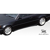 Extreme Dimensions Side Skirt - Primered Fiberglass Reinforced Plastic Black Set of 2 - 105062