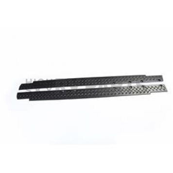Rugged Ridge Rocker Panel Guard - Flat Thermoplastic Olefin Black Matte - 1165106