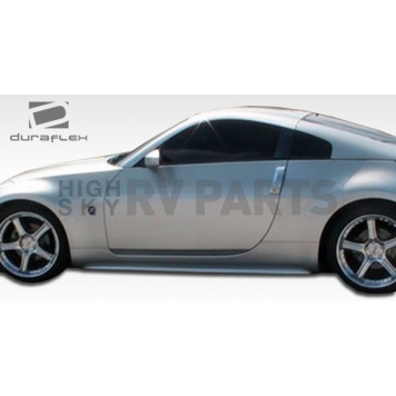 Extreme Dimensions Side Skirt - Primered Fiberglass Reinforced Plastic Black Set of 2 - 104981-1