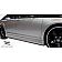 Extreme Dimensions Side Skirt - Primered Fiberglass Reinforced Plastic Black Set of 2 - 105010