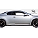 Extreme Dimensions Side Skirt - Primered Fiberglass Reinforced Plastic Black Set of 2 - 105014