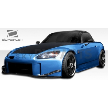 Extreme Dimensions Side Skirt - Primered Fiberglass Reinforced Plastic Black Set of 2 - 105025-2