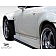 Extreme Dimensions Side Skirt - Primered Fiberglass Reinforced Plastic Black Set of 2 - 105025