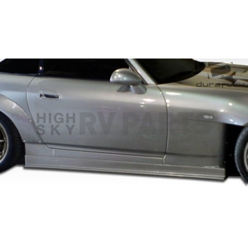 Extreme Dimensions Side Skirt - Primered Fiberglass Reinforced Plastic Black Set of 2 - 105025-4