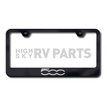 Automotive Gold License Plate Frame - Black Stainless Steel - LFF500EB