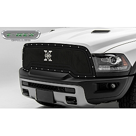 T-Rex Truck Products Grille Insert - Mesh Rectangular Black Powder Coated Mild Steel - 6714641