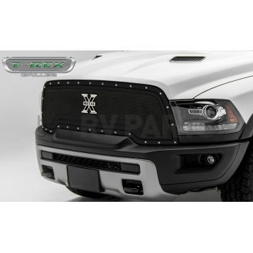 T-Rex Truck Products Grille Insert - Mesh Rectangular Black Powder Coated Mild Steel - 6714641