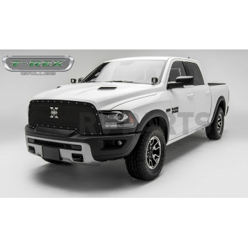 T-Rex Truck Products Grille Insert - Mesh Rectangular Black Powder Coated Mild Steel - 6714641-1
