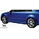 Extreme Dimensions Side Skirt - Primered Fiberglass Reinforced Plastic Black Set of 2 - 105036