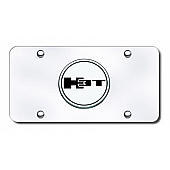 Automotive Gold License Plate - H3T Logo Stainless Steel - H3TCC