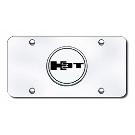 Automotive Gold License Plate - H3T Logo Stainless Steel - H3TCC