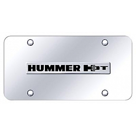 Automotive Gold License Plate - Hummer H3T Stainless Steel - H3TNCC