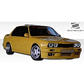Extreme Dimensions Side Skirt - Primered Fiberglass Reinforced Plastic Black Set of 2 - 105046
