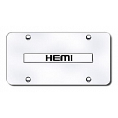 Automotive Gold License Plate - Hemi Stainless Steel - HEMNCC