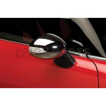 Putco Exterior Mirror Cover Driver And Passenger Side Silver ABS Plastic Set Of 2 - 400516M