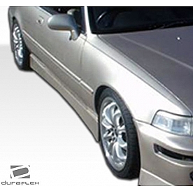 Extreme Dimensions Side Skirt - Primered Fiberglass Reinforced Plastic Black Set of 2 - 104936