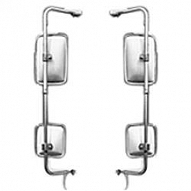 Velvac Exterior Mirror Rectangular Set Of 2 - 721090