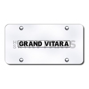 Automotive Gold License Plate - Grand Vitara Stainless Steel - GVINCC