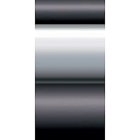 Cowles Products Side Molding - Black And Silver PVC Plastic Chrome Plated - 38756