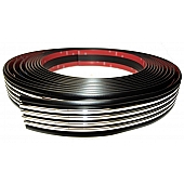 Cowles Products Side Molding - Black And Silver PVC Plastic Chrome Plated - 38805