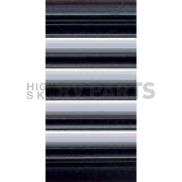 Cowles Products Side Molding - Black And Silver PVC Plastic Chrome Plated - 38805-2