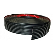 Cowles Products Side Molding - Black PVC Plastic Matte - 38810