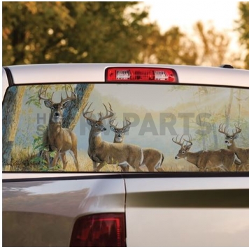 MOSSY OAK Window Graphics - Mossy Oak Break Up And Six Monster Buck Deer - 11005WS