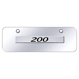Automotive Gold License Plate - Chrysler 200 Stainless Steel - 200NCCM