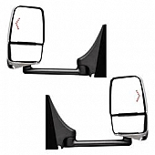 Velvac Exterior Mirror 1 Remote And 1 Manual Rectangular Silver - 719469