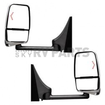 Velvac Exterior Mirror 1 Remote And 1 Manual Rectangular Silver - 719469